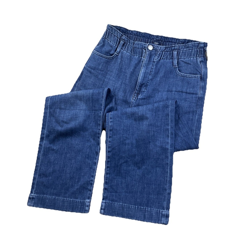 J. Crew Factory Women's Cropped Ankle Jeans in Medium Blue